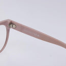 CHANEL COCO Mark Ball Chain Strap Glasses Plastic Pink CC Auth BA4089-8