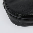 LOUIS VUITTON Epi Jeune Fille MM Shoulder Bag Black M52152 LV Auth BA4090-17