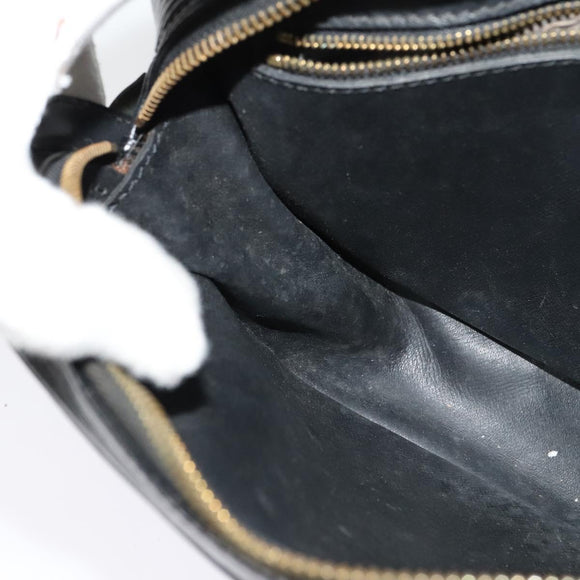 LOUIS VUITTON Epi Jeune Fille MM Shoulder Bag Black M52152 LV Auth BA4090