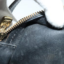 LOUIS VUITTON Epi Jeune Fille MM Shoulder Bag Black M52152 LV Auth BA4090-12