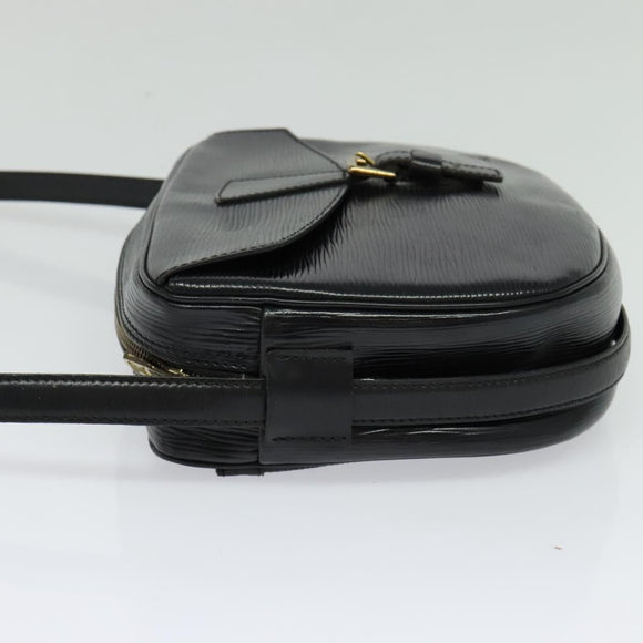 LOUIS VUITTON Epi Jeune Fille MM Shoulder Bag Black M52152 LV Auth BA4090