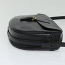 LOUIS VUITTON Epi Jeune Fille MM Shoulder Bag Black M52152 LV Auth BA4090-4