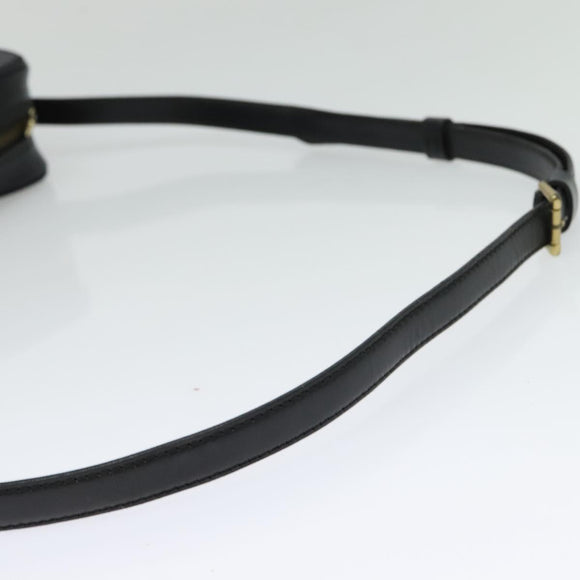 LOUIS VUITTON Epi Jeune Fille MM Shoulder Bag Black M52152 LV Auth BA4090