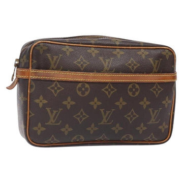LOUIS VUITTON Monogram Compiegne 23 Clutch Bag M51847 LV Auth BA4092