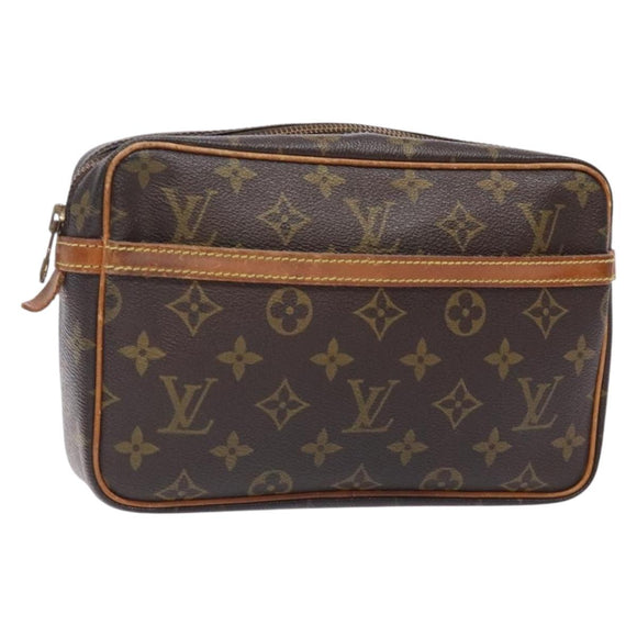 LOUIS VUITTON Monogram Compiegne 23 Clutch Bag M51847 LV Auth BA4092