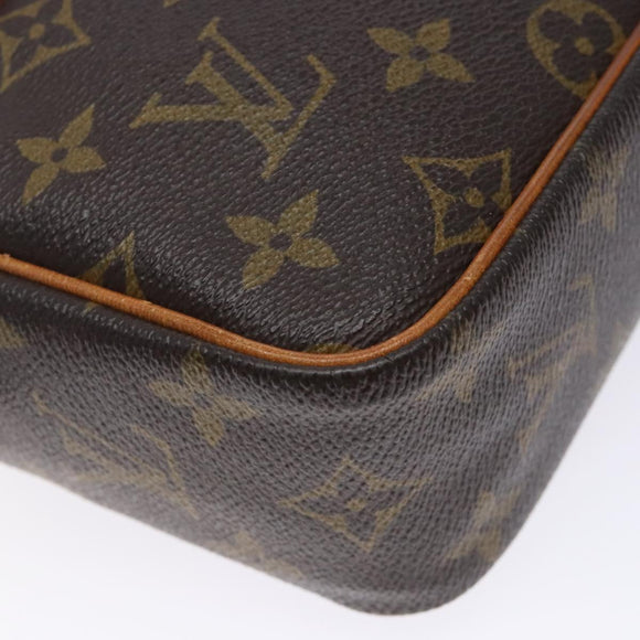 LOUIS VUITTON Monogram Compiegne 23 Clutch Bag M51847 LV Auth BA4092