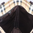 BURBERRY Nova Check Tote Bag PVC Beige Auth BA4094-17