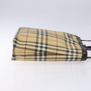 BURBERRY Nova Check Tote Bag PVC Beige Auth BA4094-4