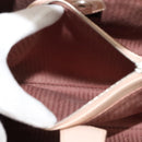 FENDI Petite to Jules Hand Bag Leather 2way Pink Silver Auth BA4096-21