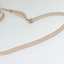 FENDI Petite to Jules Hand Bag Leather 2way Pink Silver Auth BA4096-9