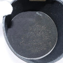 Christian Dior Chain Vanity Pouch Leather Black Gold Auth BA4097-12