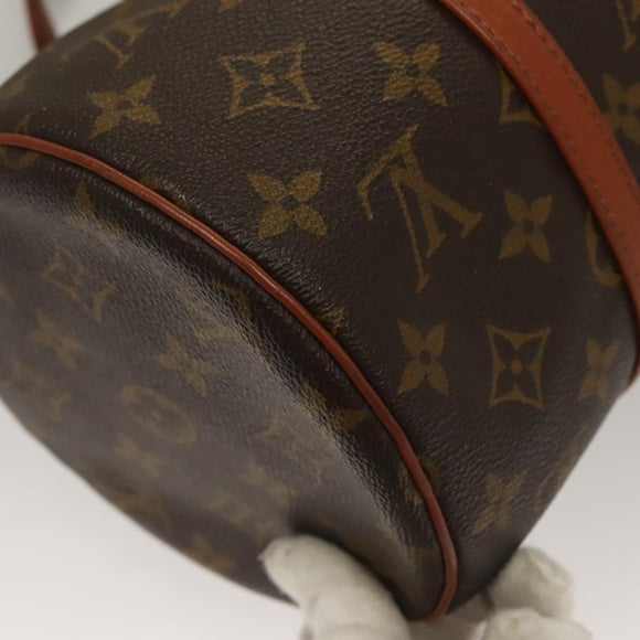 LOUIS VUITTON Monogram Papillon 30 Hand Bag M51385 LV Auth BA4107