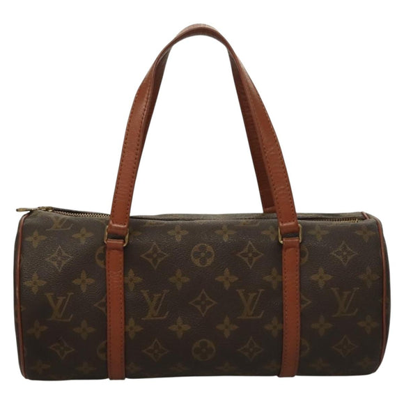LOUIS VUITTON Monogram Papillon 30 Hand Bag M51385 LV Auth BA4107