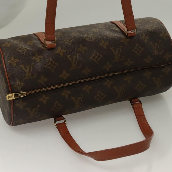 LOUIS VUITTON Monogram Papillon 30 Hand Bag M51385 LV Auth BA4107
