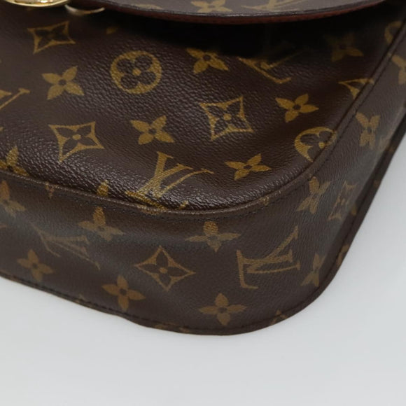 LOUIS VUITTON Monogram Saint Cloud GM Shoulder Bag M51242 LV Auth BA411