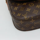 LOUIS VUITTON Monogram Saint Cloud GM Shoulder Bag M51242 LV Auth BA411-16