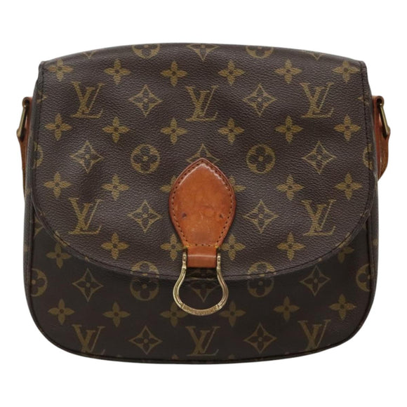 LOUIS VUITTON Monogram Saint Cloud GM Shoulder Bag M51242 LV Auth BA411