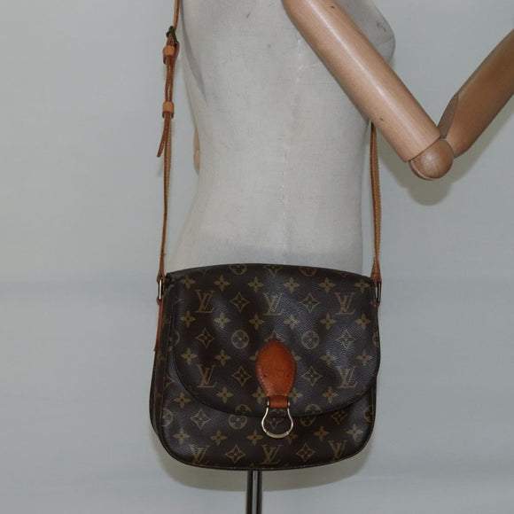 LOUIS VUITTON Monogram Saint Cloud GM Shoulder Bag M51242 LV Auth BA411