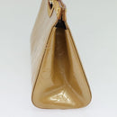 LOUIS VUITTON Monogram Vernis Roxbury Drive Hand Bag Noisette M91372 Auth BA4113-4