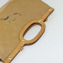 LOUIS VUITTON Monogram Vernis Roxbury Drive Hand Bag Noisette M91372 Auth BA4113-6