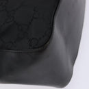 GUCCI GG Canvas Shoulder Bag Nylon Black Silver 001 3766 Auth BA4115-16