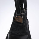 GUCCI GG Canvas Shoulder Bag Nylon Black Silver 001 3766 Auth BA4115-17