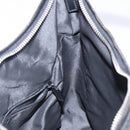 GUCCI GG Canvas Shoulder Bag Nylon Black Silver 001 3766 Auth BA4115-19