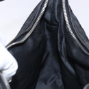 GUCCI GG Canvas Shoulder Bag Nylon Black Silver 001 3766 Auth BA4115-20