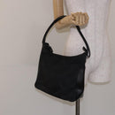 GUCCI GG Canvas Shoulder Bag Nylon Black Silver 001 3766 Auth BA4115-22