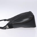 GUCCI GG Canvas Shoulder Bag Nylon Black Silver 001 3766 Auth BA4115-4