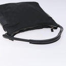 GUCCI GG Canvas Shoulder Bag Nylon Black Silver 001 3766 Auth BA4115-7