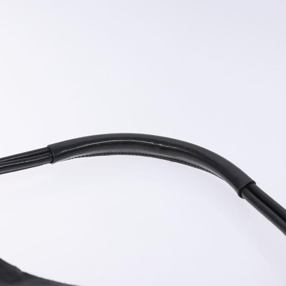 GUCCI GG Canvas Shoulder Bag Nylon Black Silver 001 3766 Auth BA4115