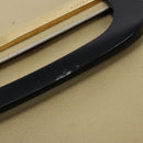 GUCCI Shoulder Bag Leather Cream Gold Auth BA4121-9