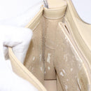 GUCCI Shoulder Bag Leather Cream Gold Auth BA4121-22