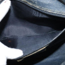 GUCCI GG Supreme Sherry Line Shoulder Bag PVC Navy Gold 98 02 005 Auth BA4122-11