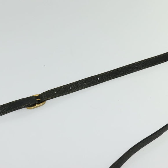 GUCCI GG Supreme Sherry Line Shoulder Bag PVC Navy Gold 98 02 005 Auth BA4122