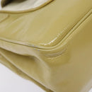 LOUIS VUITTON Cruise Line Sac Bicolor Hand Bag Enamel Yellow M92547 Auth BA4124-14