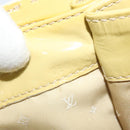 LOUIS VUITTON Cruise Line Sac Bicolor Hand Bag Enamel Yellow M92547 Auth BA4124-24