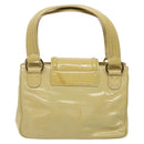 LOUIS VUITTON Cruise Line Sac Bicolor Hand Bag Enamel Yellow M92547 Auth BA4124-2