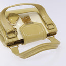 LOUIS VUITTON Cruise Line Sac Bicolor Hand Bag Enamel Yellow M92547 Auth BA4124-6