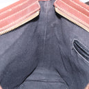 BURBERRY Nova Check Shoulder Bag PVC Beige Gold Auth BA4127-19