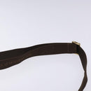 BURBERRY Nova Check Shoulder Bag PVC Beige Gold Auth BA4127-8