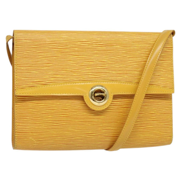 LOUIS VUITTON Epi Arsch Shoulder Bag Yellow M52579 LV Auth BA4144