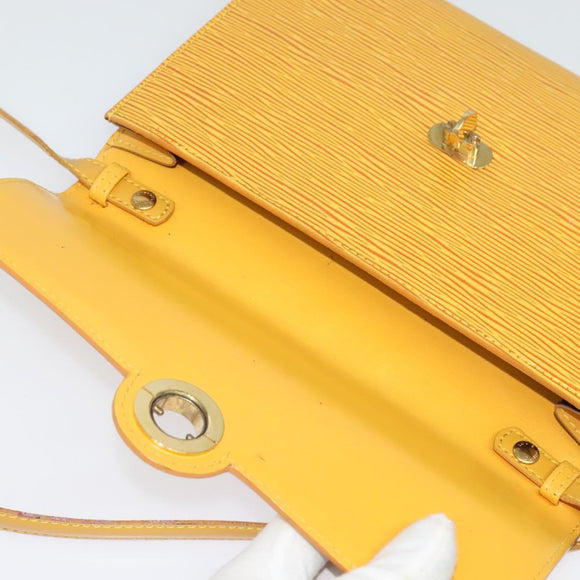 LOUIS VUITTON Epi Arsch Shoulder Bag Yellow M52579 LV Auth BA4144