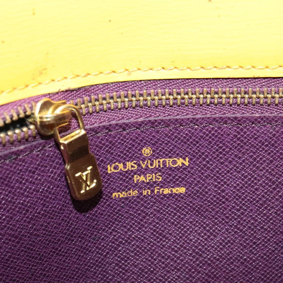 LOUIS VUITTON Epi Arsch Shoulder Bag Yellow M52579 LV Auth BA4144