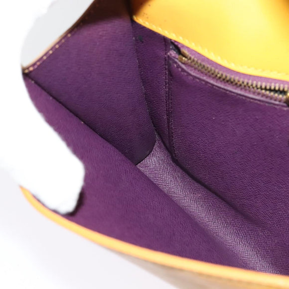 LOUIS VUITTON Epi Arsch Shoulder Bag Yellow M52579 LV Auth BA4144