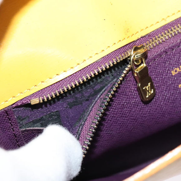 LOUIS VUITTON Epi Arsch Shoulder Bag Yellow M52579 LV Auth BA4144