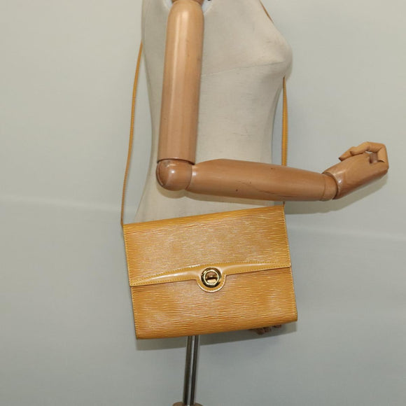 LOUIS VUITTON Epi Arsch Shoulder Bag Yellow M52579 LV Auth BA4144