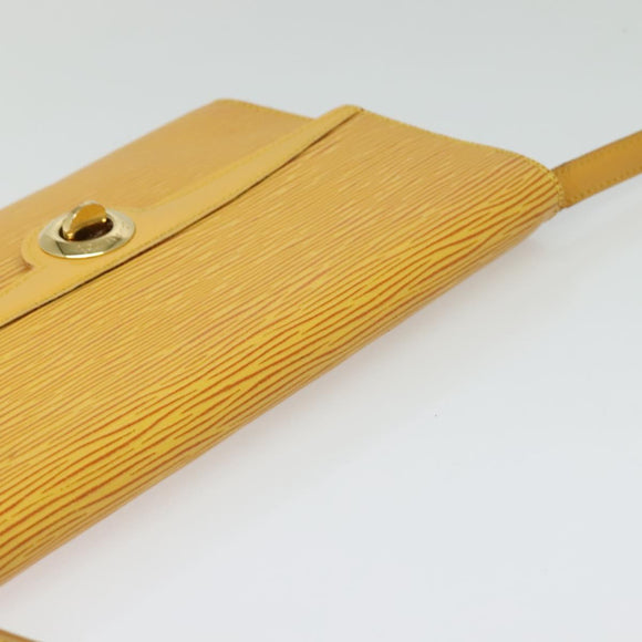 LOUIS VUITTON Epi Arsch Shoulder Bag Yellow M52579 LV Auth BA4144