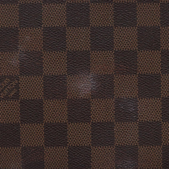 LOUIS VUITTON Damier Ebene Neverfull MM Pouch Accessory Pouch LV Auth BA4153